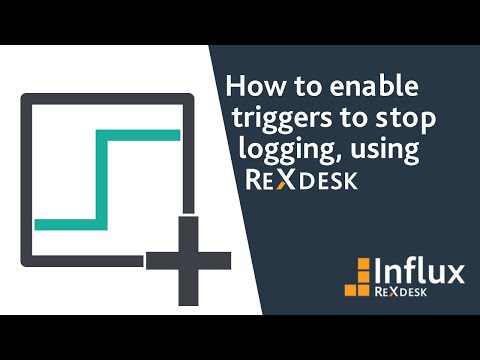 How to enable triggers to start logging, using ReXdesk