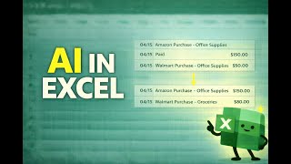 AI in Excel: Merge Multiline Bank Statement Entries into Single Rows