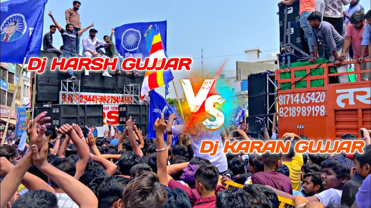 DJ HARASH GUJJAR vs DJ KARAN GUJJAR | Full Competition | Ambedkar Jayanti Hapur-@7STAAAR