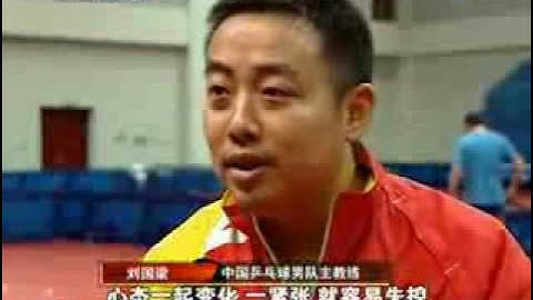 Liu Guoliang Serving Demonstration