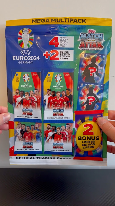 Topps Match Attax Euro 2024 Mega Multipack opening! #footballcards #football