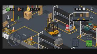 Forklift Arrange Caten Boxes In A Hall 3D Simulator Forklift Game #simulatorgame #sim #Forklift screenshot 1