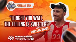 Nikola Milutinov’s Emotional Reaction to Becoming EuroLeague Champion EL & Friends FINAL FOUR TALK