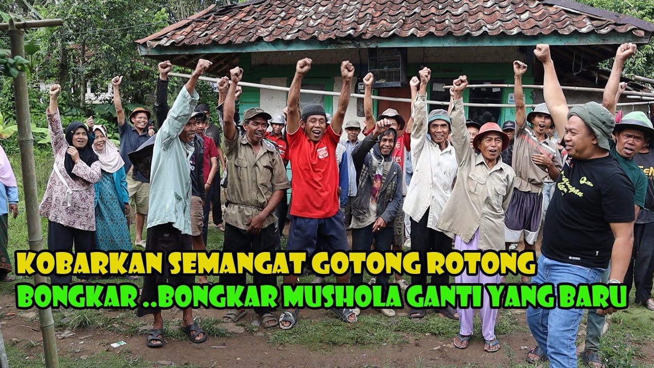 Impian Yang Sudah Lama Hilang..Hari Ini Kita Wujudkan..Warga Sambut Dengan Gotong Royong.