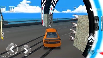 ✅Deadly Race Speed Bumps Car Competition - Gameplay Camaro Orange Challenge gameplay Android and ios