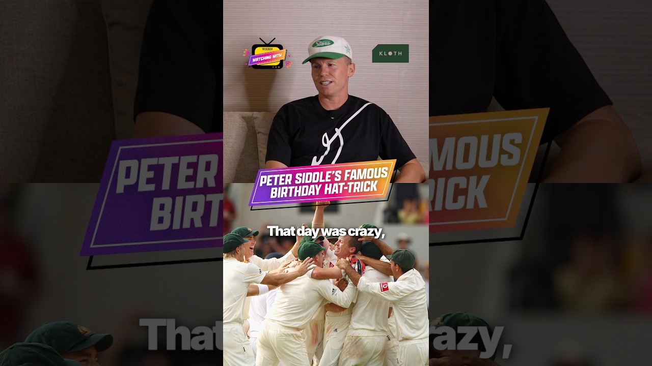 Peter Siddle relives his iconic Ashes birthday hat-trick 🇦🇺 #cricket