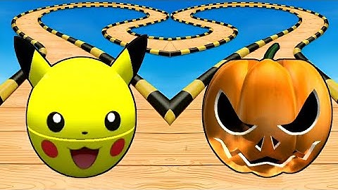 Sky Rolling Ball 3D Vs Going Balls - All level Mobile Gameplay Walkthrough Android iOS