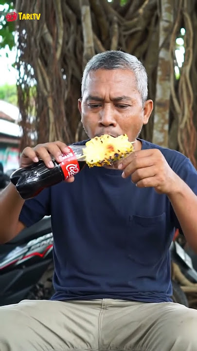 Mukbang Nanas Bakar #food #mukbang #fypviral #eatingsounds