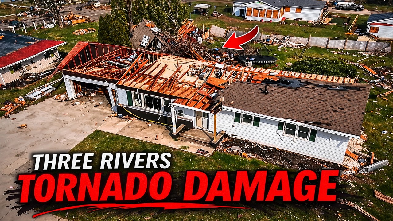 Two Rivers Torando Three Rivers Tornado Wreckage | Drone Footage | March 6, 2026 - YouTube