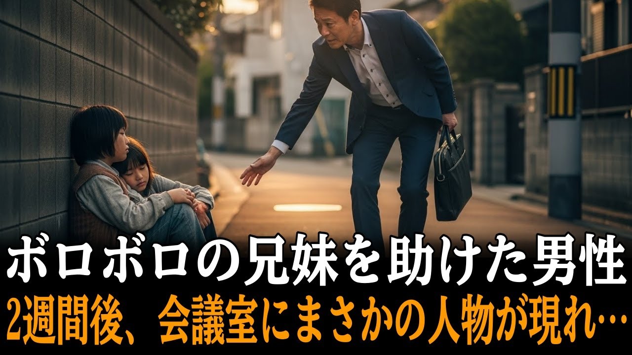 上司の不正を告発した先輩がクビにされ、次の標的にされた男性がボロボロの兄妹を助けた。2週間後、兄妹の正体が発覚し、上司の悪事が全て暴かれる…