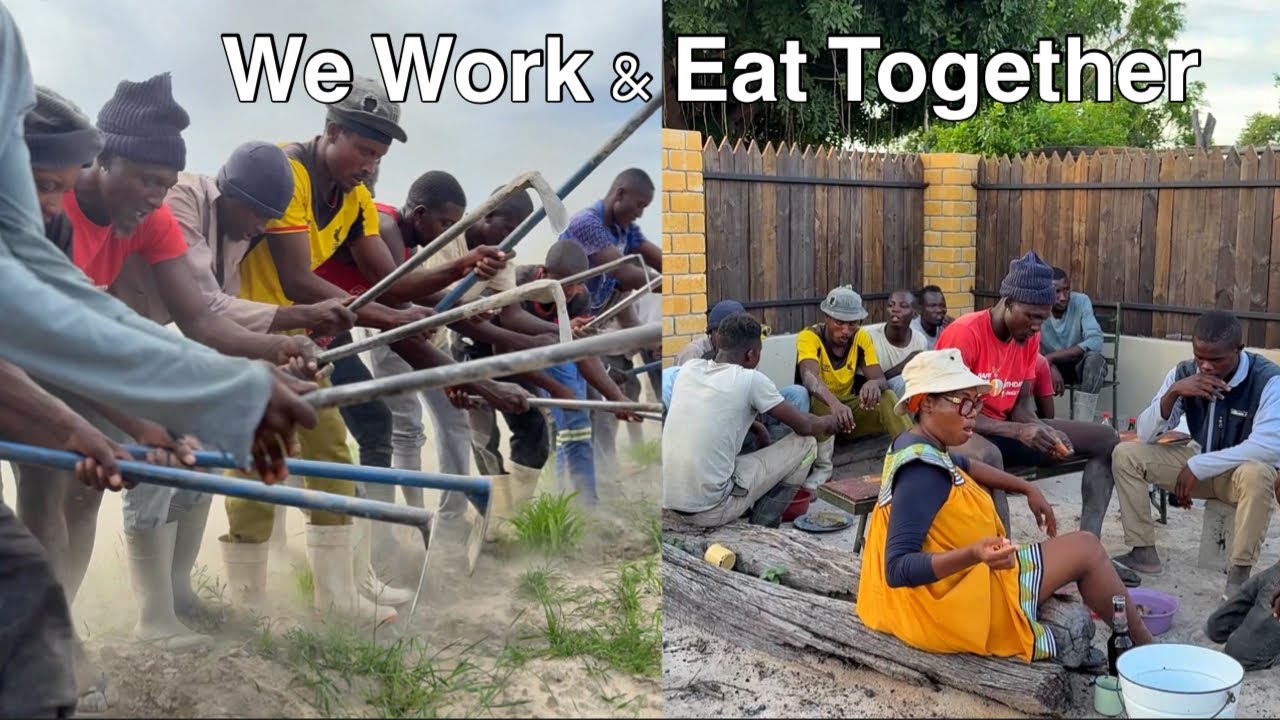 Life Simplified | We Work Together and Eat Together | Working The Fields in the Village