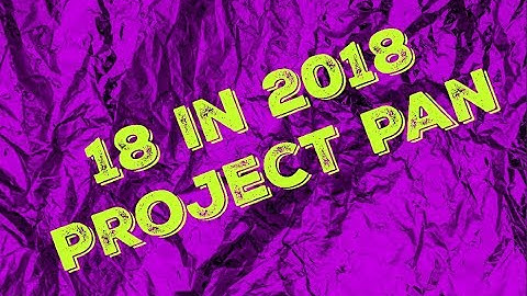 18 In 2018 Project Pan Intro