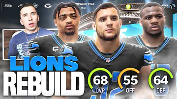I MADE THE LIONS A SUPER TEAM IN ONE OFF SEASON! 10 YEAR LIONS REBUILD S2