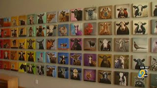 Our Town: Waukon artist loves painting Iowa cows