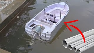 : I want to try making an RC boat from PVC pipes