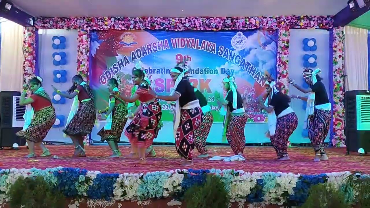 District Level SPARK competition @Remix Sambalpuri folk dance