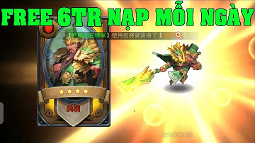 Chuyển Sinh Ta Là Vua Tam Quốc Free 6 Triệu Thẻ Nạp Mỗi Ngày Miễn Phí Rương Chọn Tướng Đỏ VIP X7GAME