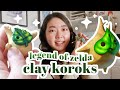  miniature clay korok from legend of zelda