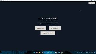 IGNOU BCA project || BCSP064 || Bank Management System using Python and Tkinter and MySQL