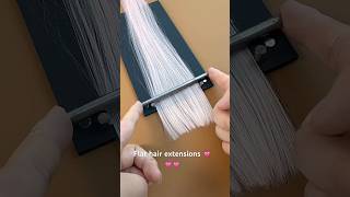 Trendy Flat Hair extensions 👉 #hairextensions #diyhairstyle #diy #wow #flat #wigs #hair #tutorial