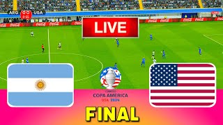 ARGENTINA vs USA - Final Copa America 2024 | Full Match All Goals | Live Football Match