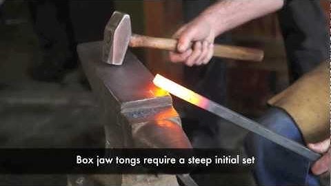 Blacksmithing - Box jaw tongs for the blacksmith. CBA Level IIB (Tool-making)