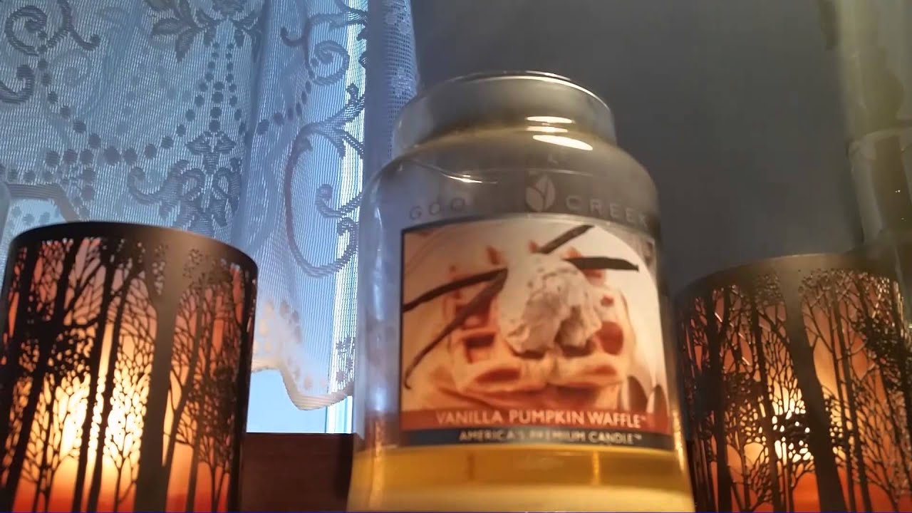 Goose Creek Candle Review, Vanilla Pumpkin Waffle YouTube