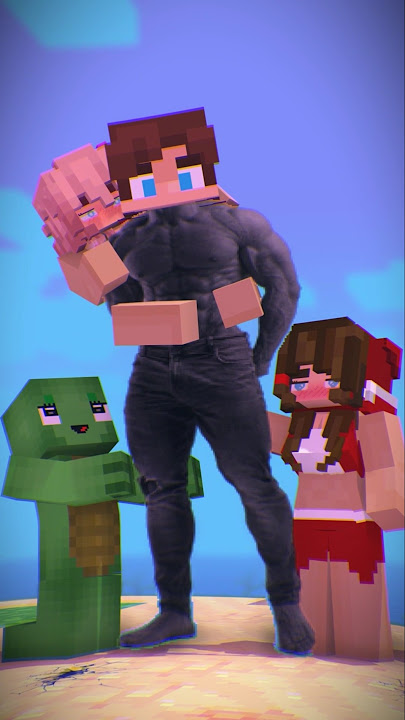 HELP MAIZEN save JJ SISTER!! - MAIZEN Minecraft Animation #shorts #maizen