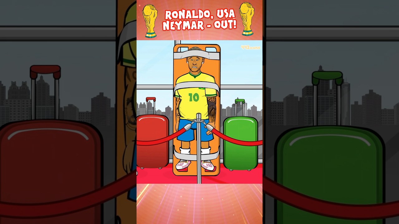 Ronaldo, Neymar and USA are out of the World Cup😢 #worldcup #football #ronaldo #neymar