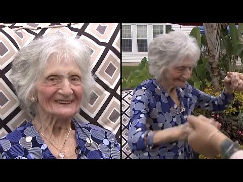 107-Year-Old Woman Dances After Beating Coronavirus