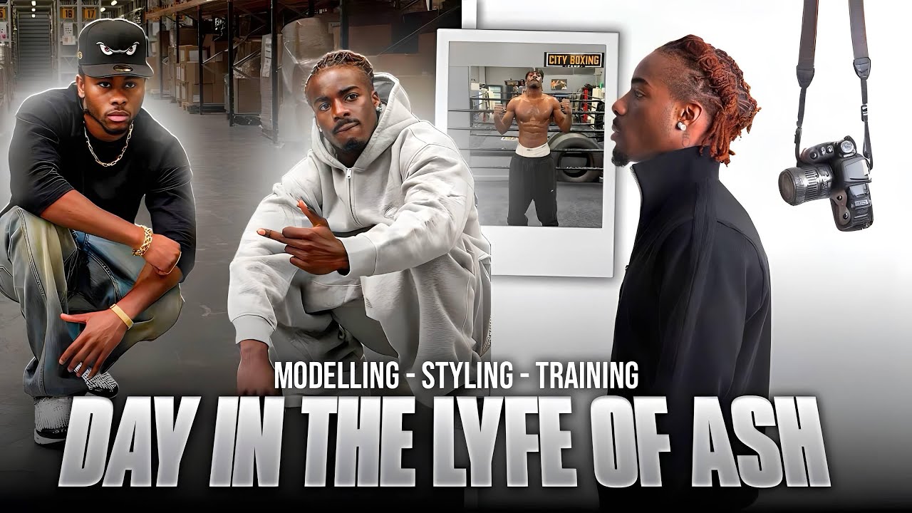 Day In the Lyfe Of Ash - Modelling , Styling , Training.