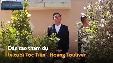 cận cảnh Đám cưới ca sĩ tóc Tiên và Hoàng Touliver ở nhà thờ đà lạt