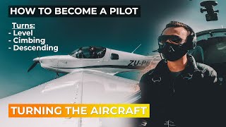 How To Turn An Aeroplane?? Student Pilot Training