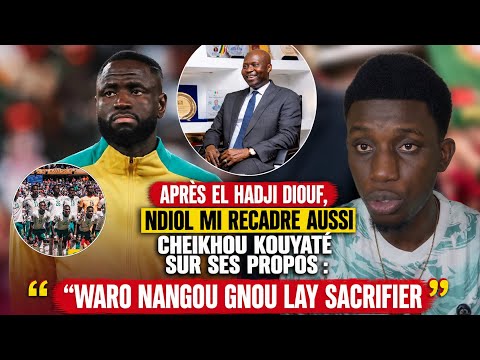 After El Hadji Diouf, Ndiol Mi also sets Cheikhou Kouyaté straight: "You shouldn't let yourself b...