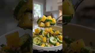 Pineapple Cucumber Salad 🍍🥒