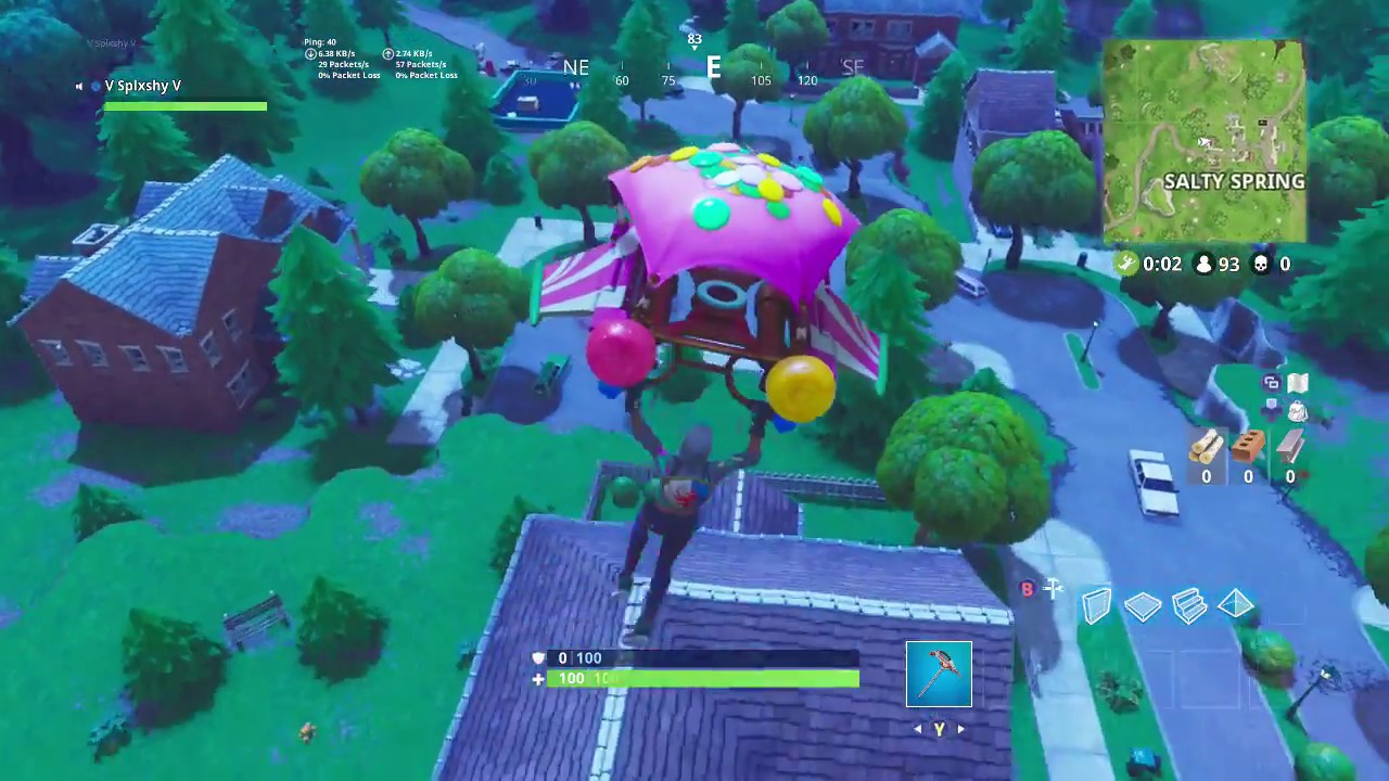 New Burst Assault Rifle Gameplay( Fortnite Battle Royale)