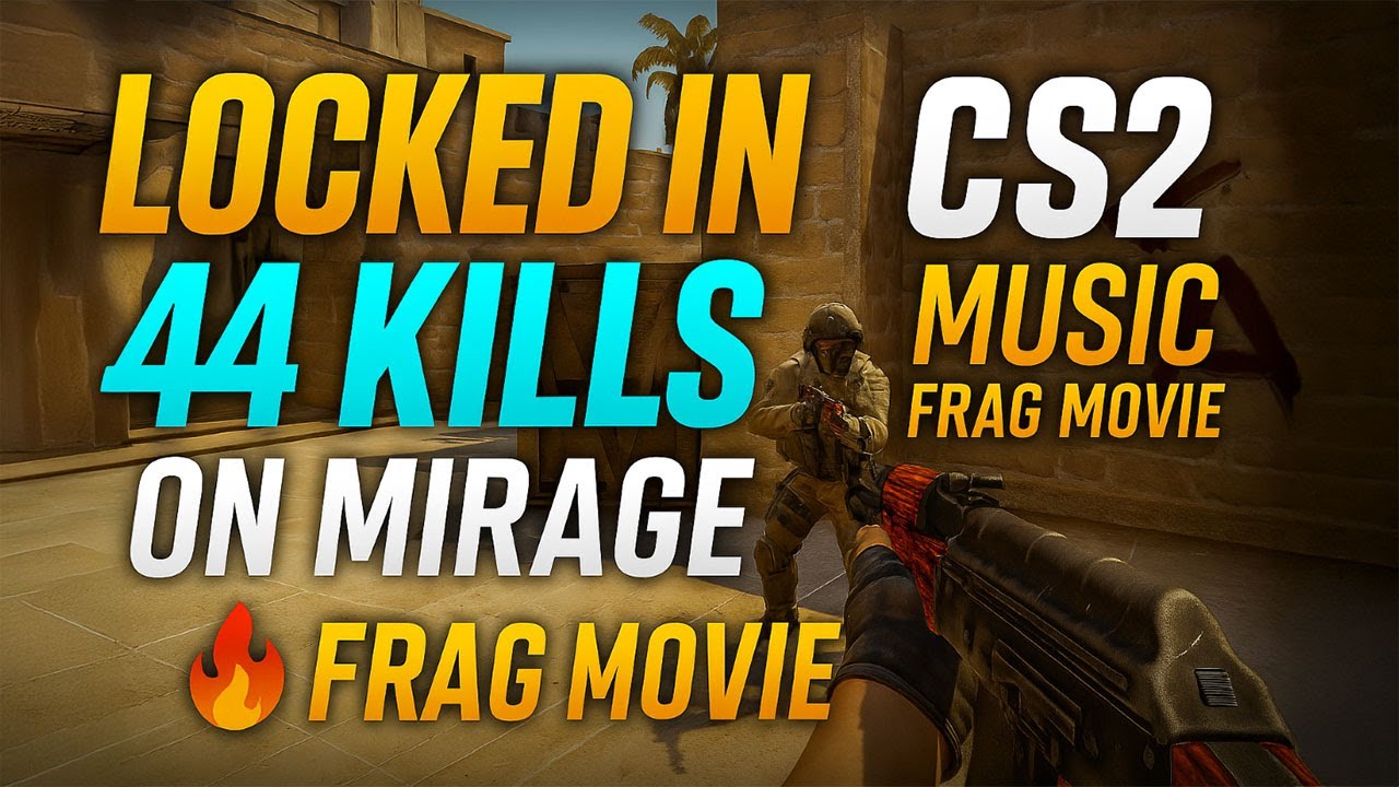 Locked In – 44 Kills on Mirage | CS2 Music Frag Movie