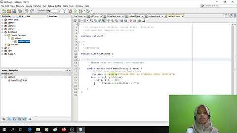 TUTORIAL Membuat program java di NetBeans IDE 7.0, (FOR, WHILE, DO WHILE)