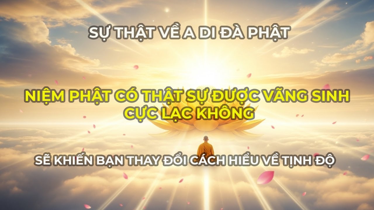 Niệm Phật có thật sự được vãng sinh Cực Lạc không? Sự thật về A Di Đà Phật sẽ thay đổi  về Tịnh Độ.