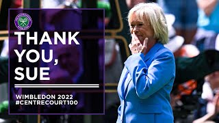 Wimbledon Crowd Rise to Celebrate Sue Barker | Wimbledon 2022