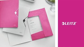 Elastomap Leitz WOW A4 3 kleppen pp ijsblauw - Datas Kantoor Kompleet