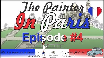 OpenToonz 2D animation - Short animated film: The Painter In Paris - Episode #4