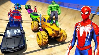 SuperHero  Car Stunt Mega Ramps - Impossible GT Car Driving Tracks - Android Gameplay Part 5 screenshot 3
