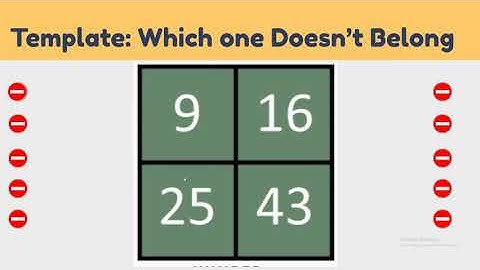 Number Sense Routines and templates