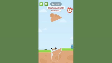 Slice to save/level 81 | funny game 2023 | new Android game 2023 #shorts #gaming #funny #trending