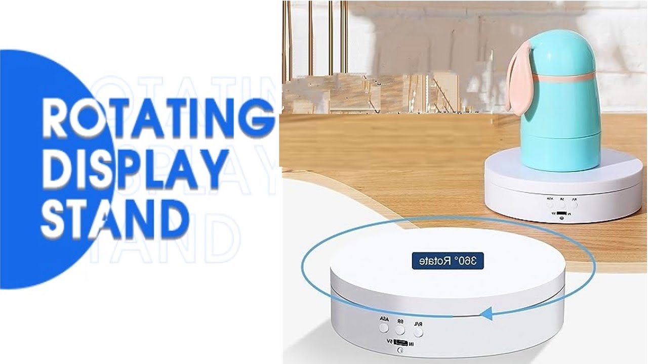 Motorized Rotating Display Stand 360 Degree Rotating Display Spinner ...