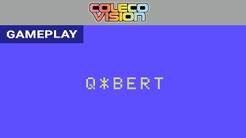 Q*bert (ColecoVision) - Gameplay Clip [HD] | RetroGameUp