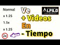 🫢 CÓMO VER VÍDEOS EN MENOS TIEMPO Aumentando La Velocidad de Reproducción ⏩