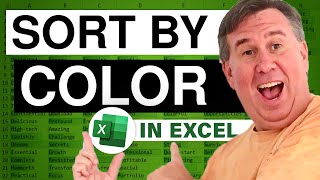 Celebrity Excel - Sort by Color in Excel - Episode 406 Net Worth