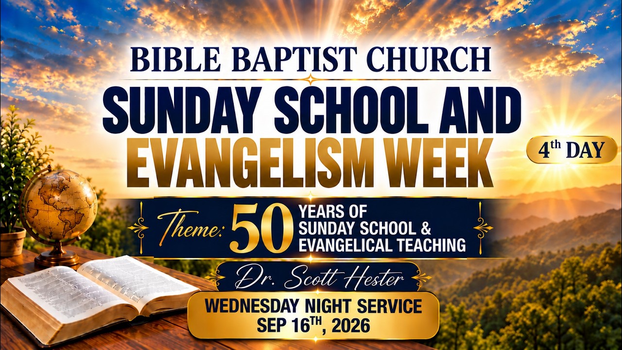 Sunday School And Evangelism Week, 4th day